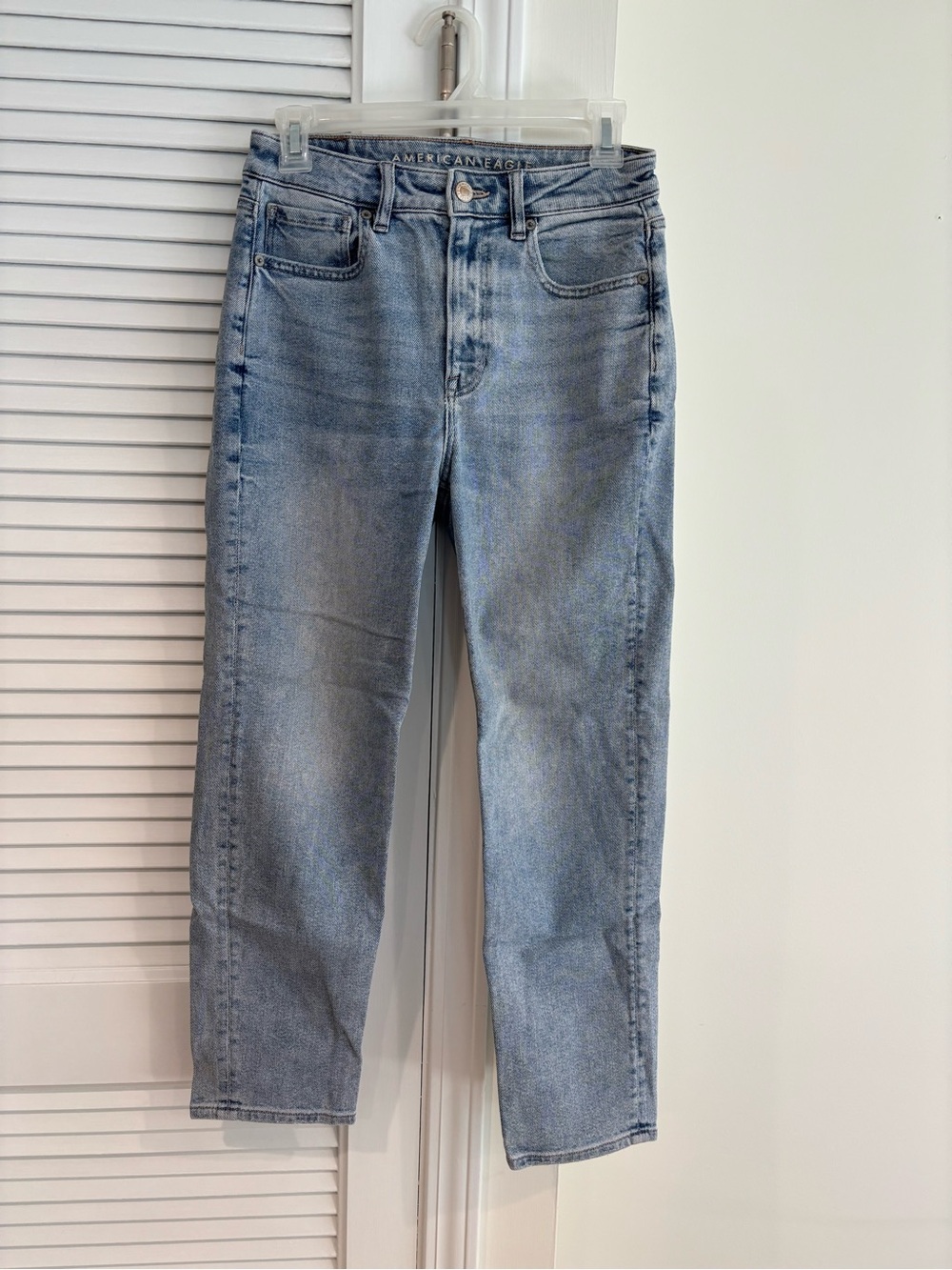 American Eagle Outfitters Light Wash Straight Leg Jeans - US 2 Short